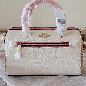 Rowan Satchel In Colorblock Signature Canvas
